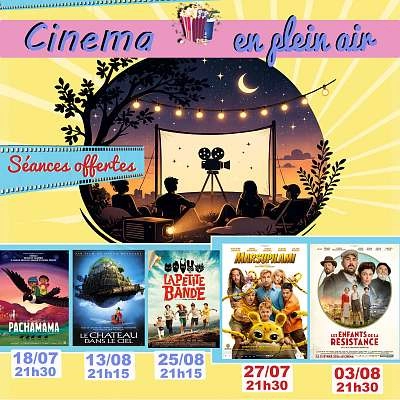 Cinéma en plein air Place Reynaud  - Marsupilami