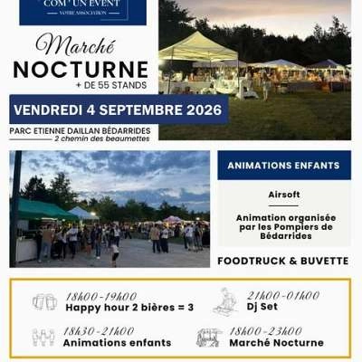 Marché nocturne Artisans et Créateurs à Bédarrides