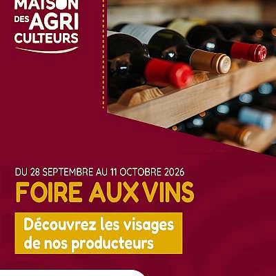 Foire aux vins à la Maison des Agriculteurs