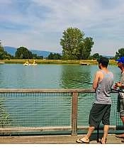 pêche au lac de Monteux