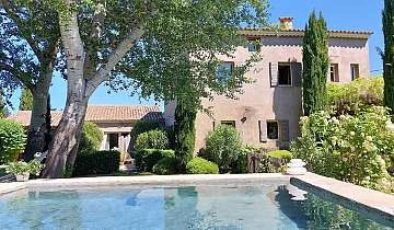 Vue d'ensemble mas avec piscine