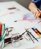 Exposition des travaux de l'Atelier aquarelle_Pernes-les-Fontaines