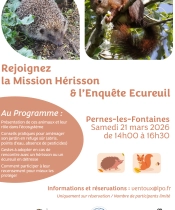 Mission Hérisson et Enquête Ecureuil_Pernes-les-Fontaines