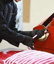 le décor du  berlingot de Carpentras geant