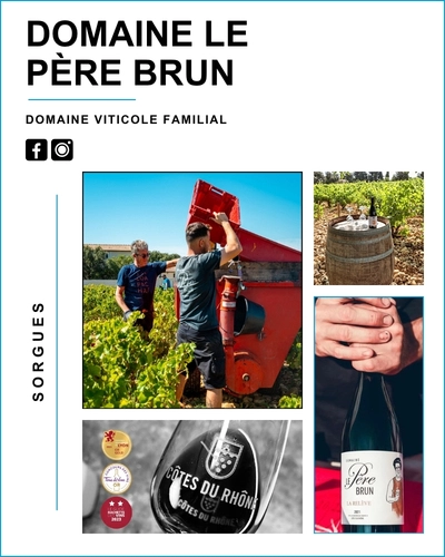 Encart pub mobile 2 - Domaine le pere brun